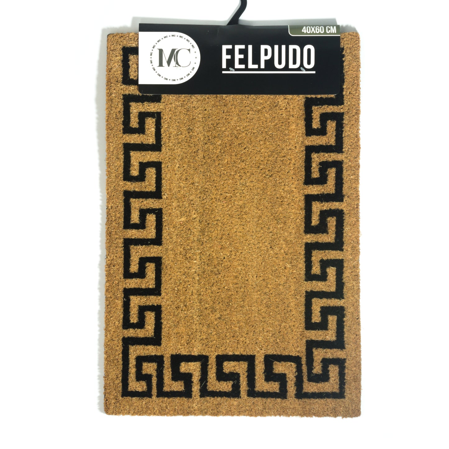 HOME UNIVERSAL | Felpudos de Fibra de Coco con Base Antideslizante 60x40x1.5CM (GEOMETRIA)
