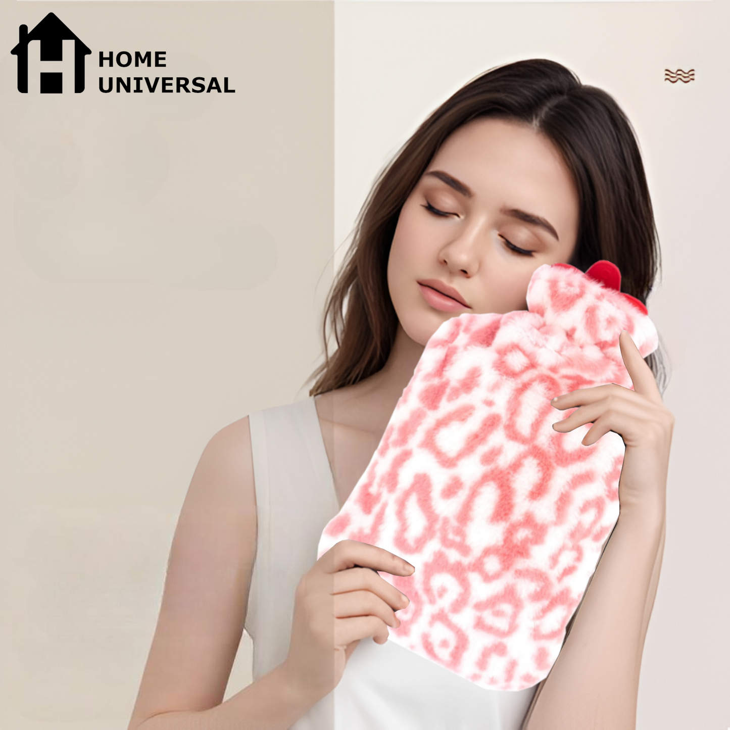 Home Universal | Bolsa de Agua Caliente (Leopardo Amarillo)