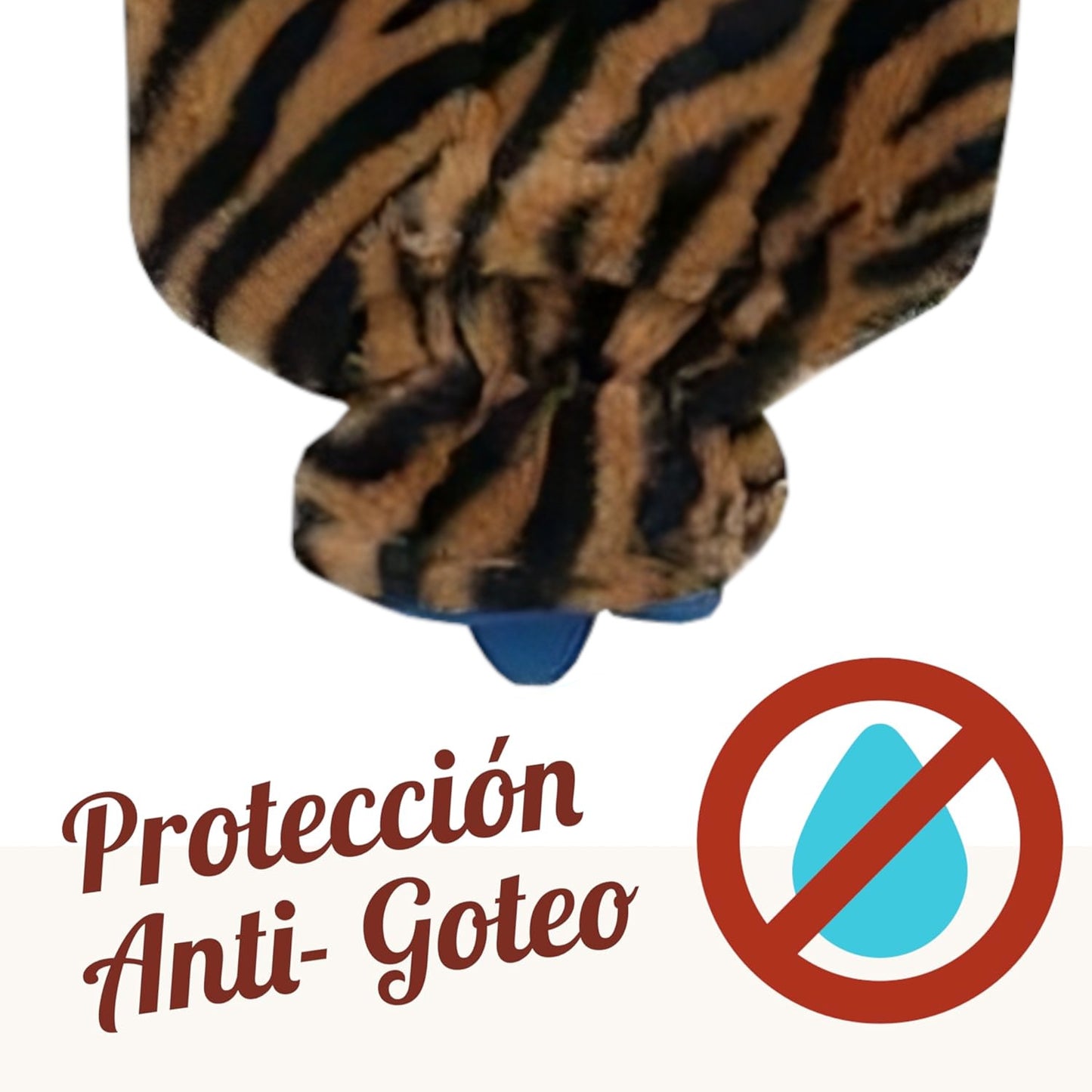 Home Universal | Bolsa de Agua Caliente (Estampado Tigre)