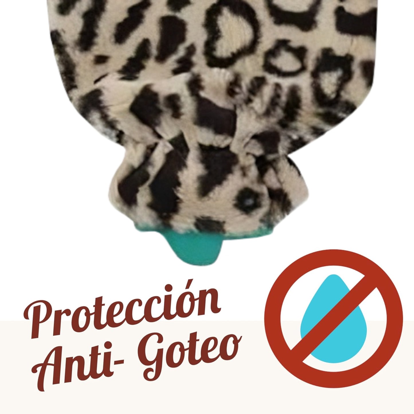 Home Universal | Bolsa de Agua Caliente (Estampado Leopardo Amarillo)