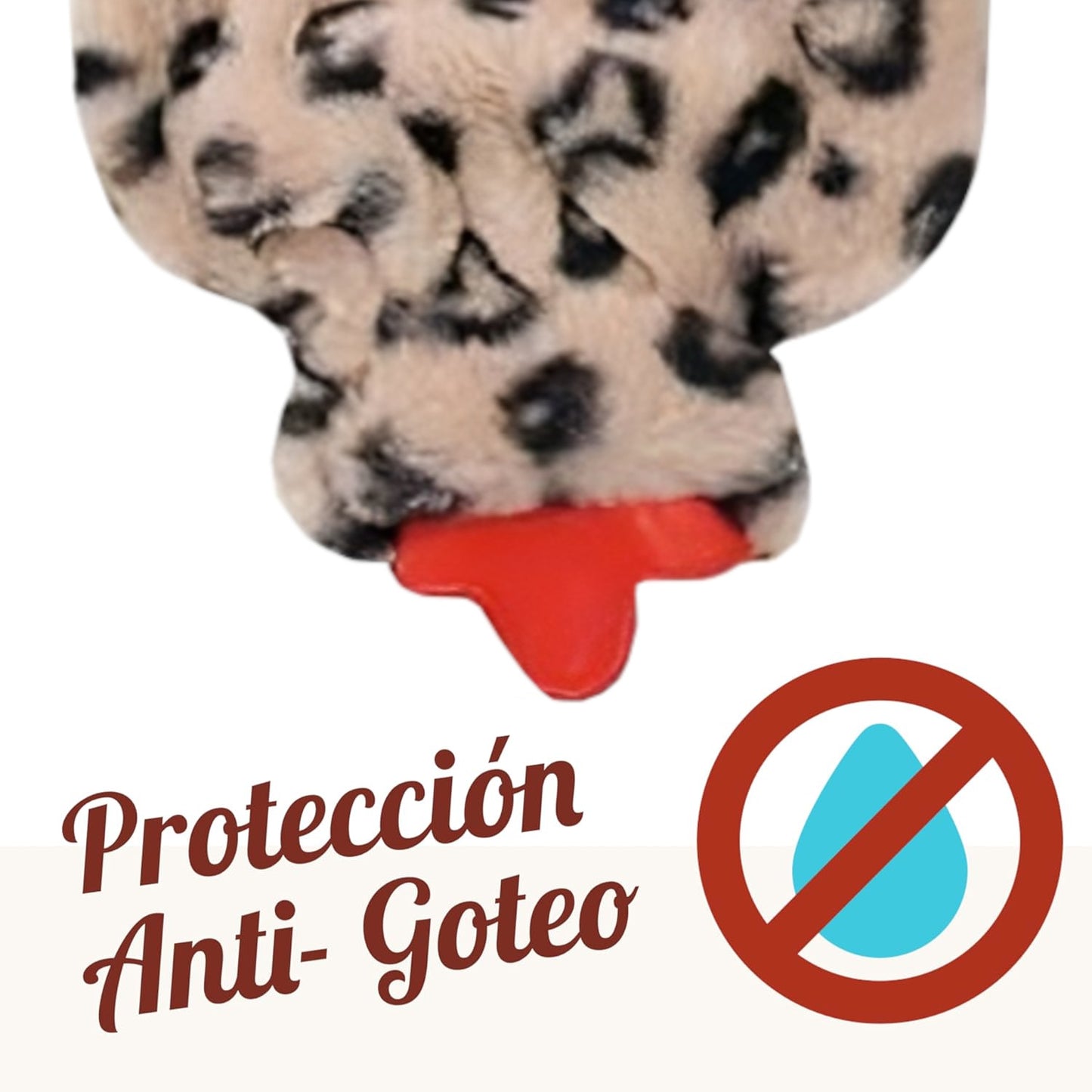 Home Universal | Bolsa de Agua Caliente (Estampado Leopardo Beige)