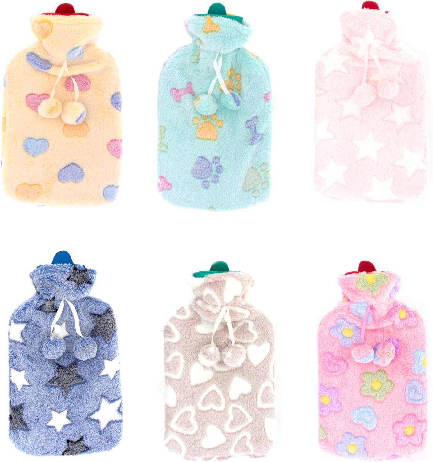 Home Universal | Bolsa de Agua Caliente (Amarillo Corazones)