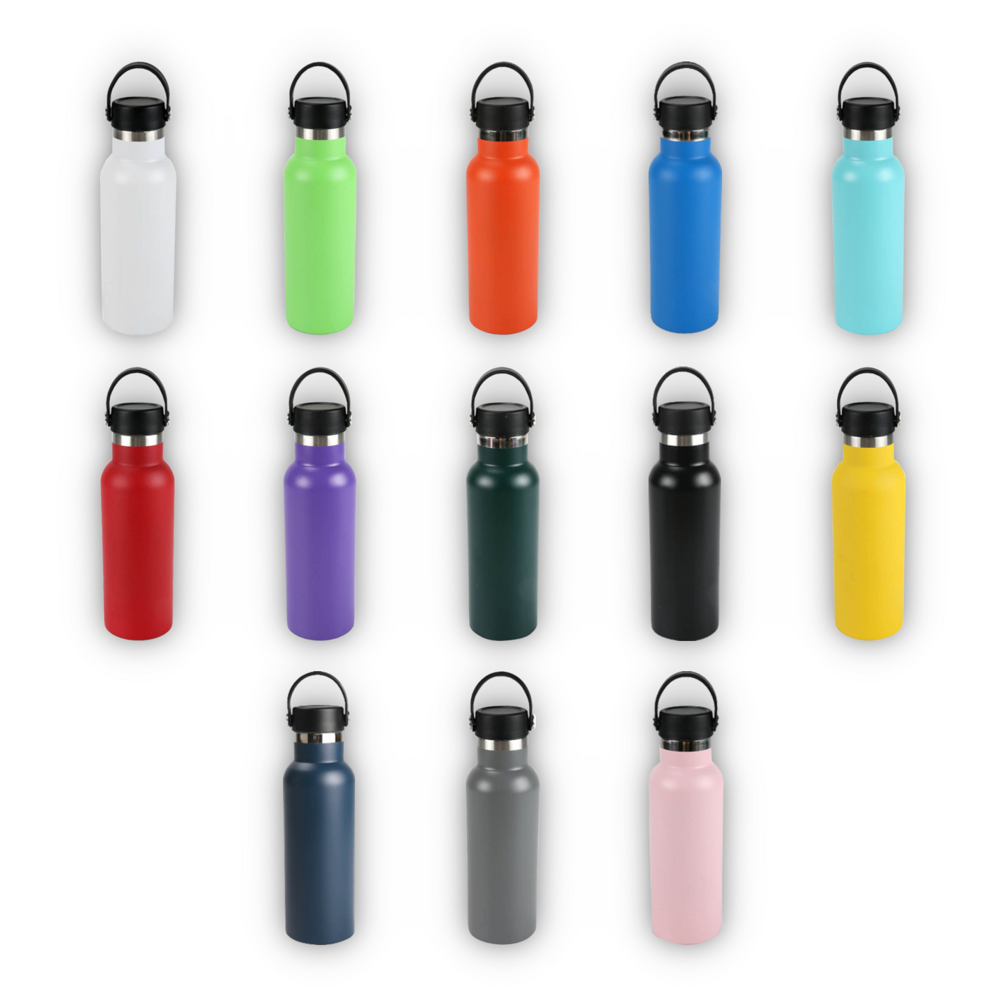 Home Universal® Botella Térmica 500ml de Acero Inoxidable | 12h y Frías 24h | Doble Pared | Mantiene Frío y Caliente por Horas | Antiderrames, Ligera e Ideal para Deporte, Oficina y Viajes - (Turquesa)