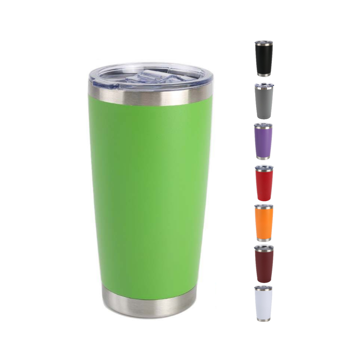 Home Universal ® Termo de Café Acero Inoxidable, Vaso Térmico con Aislamiento, 12h Caliente / 24h Frío, para agua, té caliente y frio (Verde)
