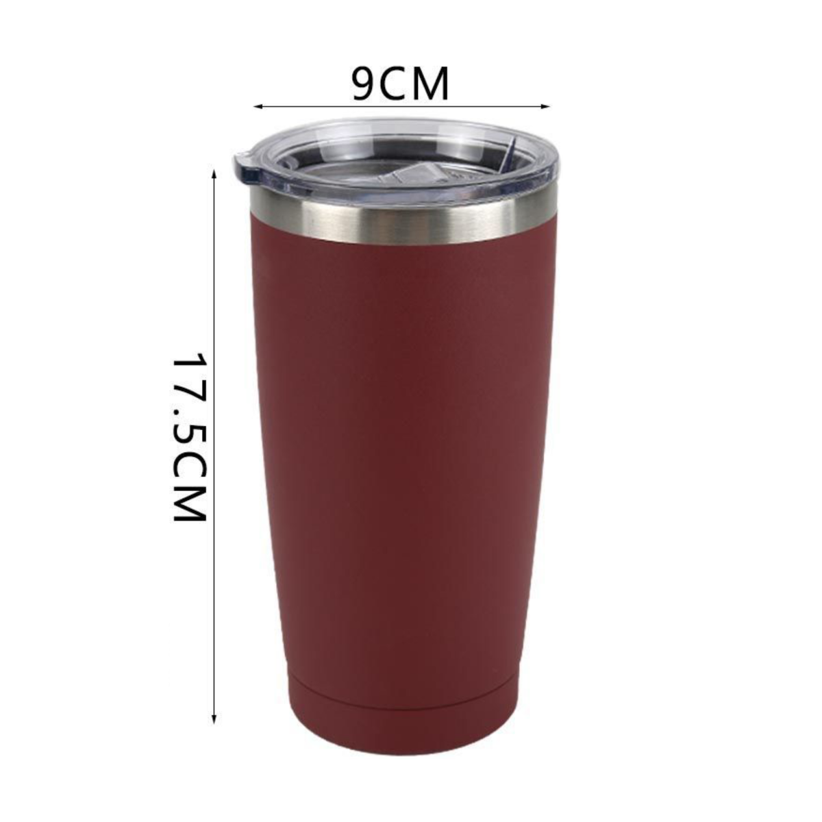 Home Universal ® Termo de Café Acero Inoxidable, Vaso Térmico con Aislamiento, 12h Caliente / 24h Frío, para agua, té caliente y frio (Marrón)