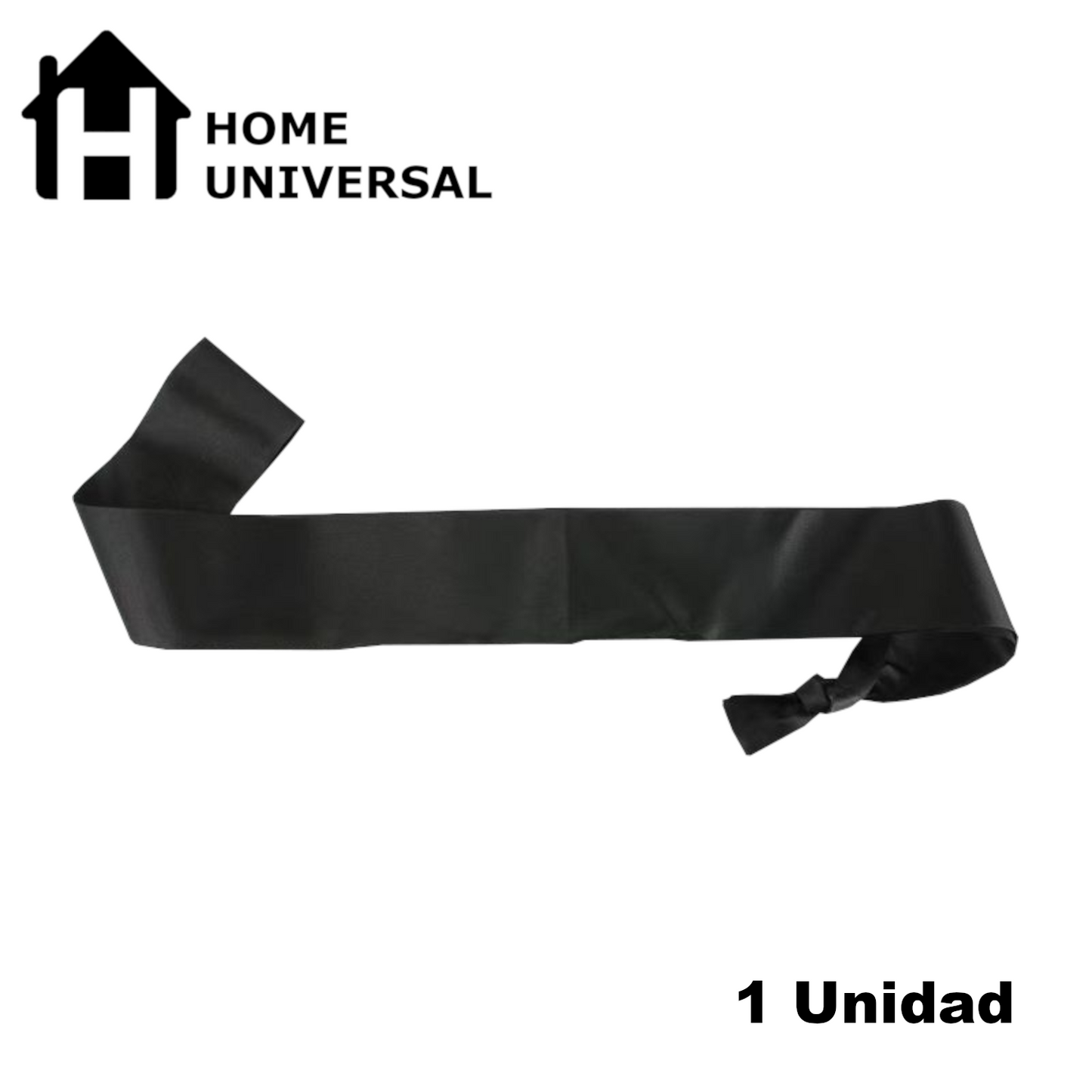 Home Universal® Banda Feliz Cumpleaños – Cinta Decorativa para Fiesta y Photocall, Accesorio para Mujer, Hombre y Niños, Diseño Elegante con Letras Doradas, Ideal para Celebraciones y Sesiones de Fotos (Liso - 1 unidad)