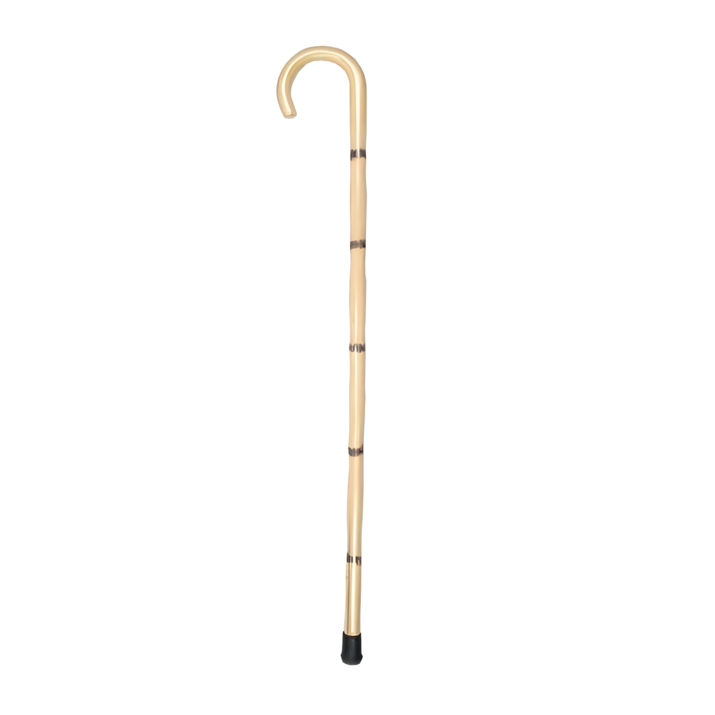 Home Universal® Bastón Ergonómico Antideslizante – Madera Clásica – Ligero, Resistente y Extensible – Ideal para Adultos Mayores, Rehabilitación y Seguridad al Caminar (Bastón Curvo Claro)