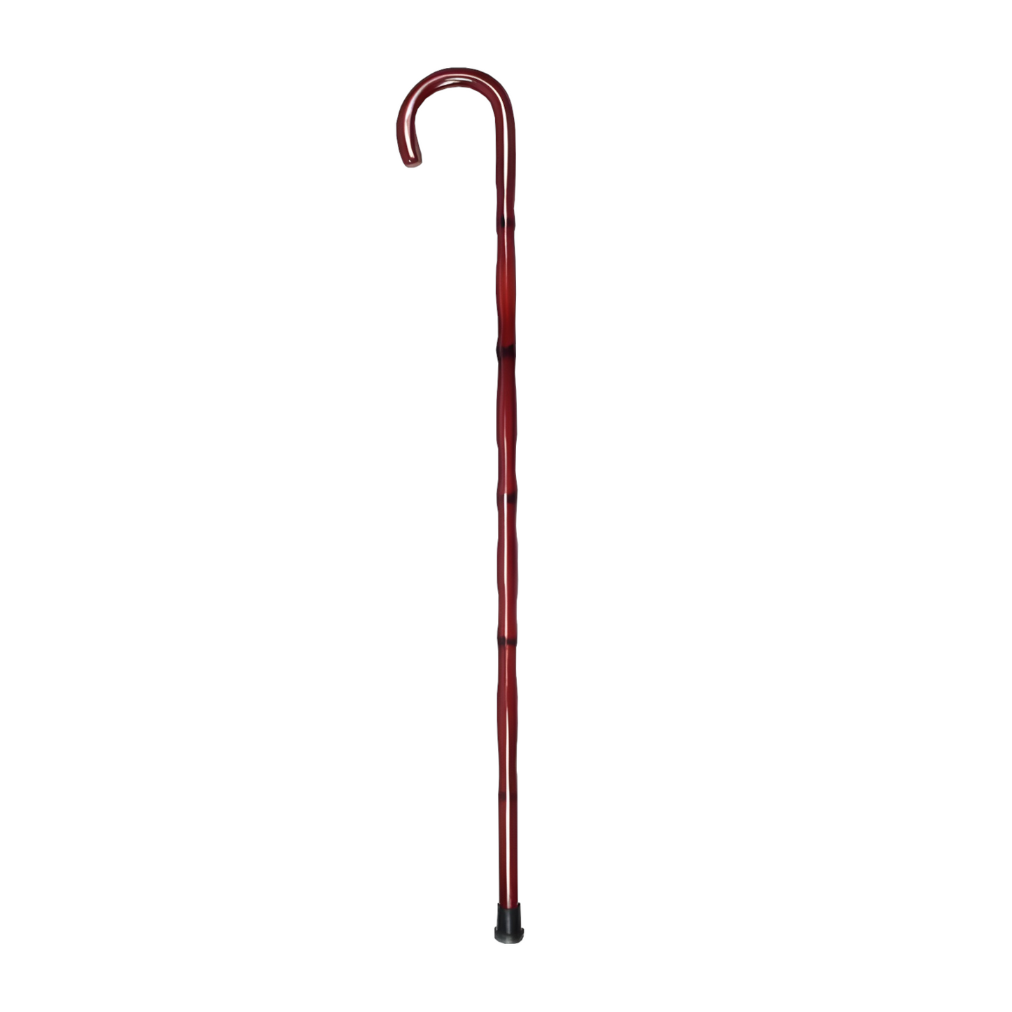 Home Universal® Bastón Ergonómico Antideslizante – Madera Clásica – Ligero, Resistente y Extensible – Ideal para Adultos Mayores, Rehabilitación y Seguridad al Caminar (Bastón Curvo Oscuro)