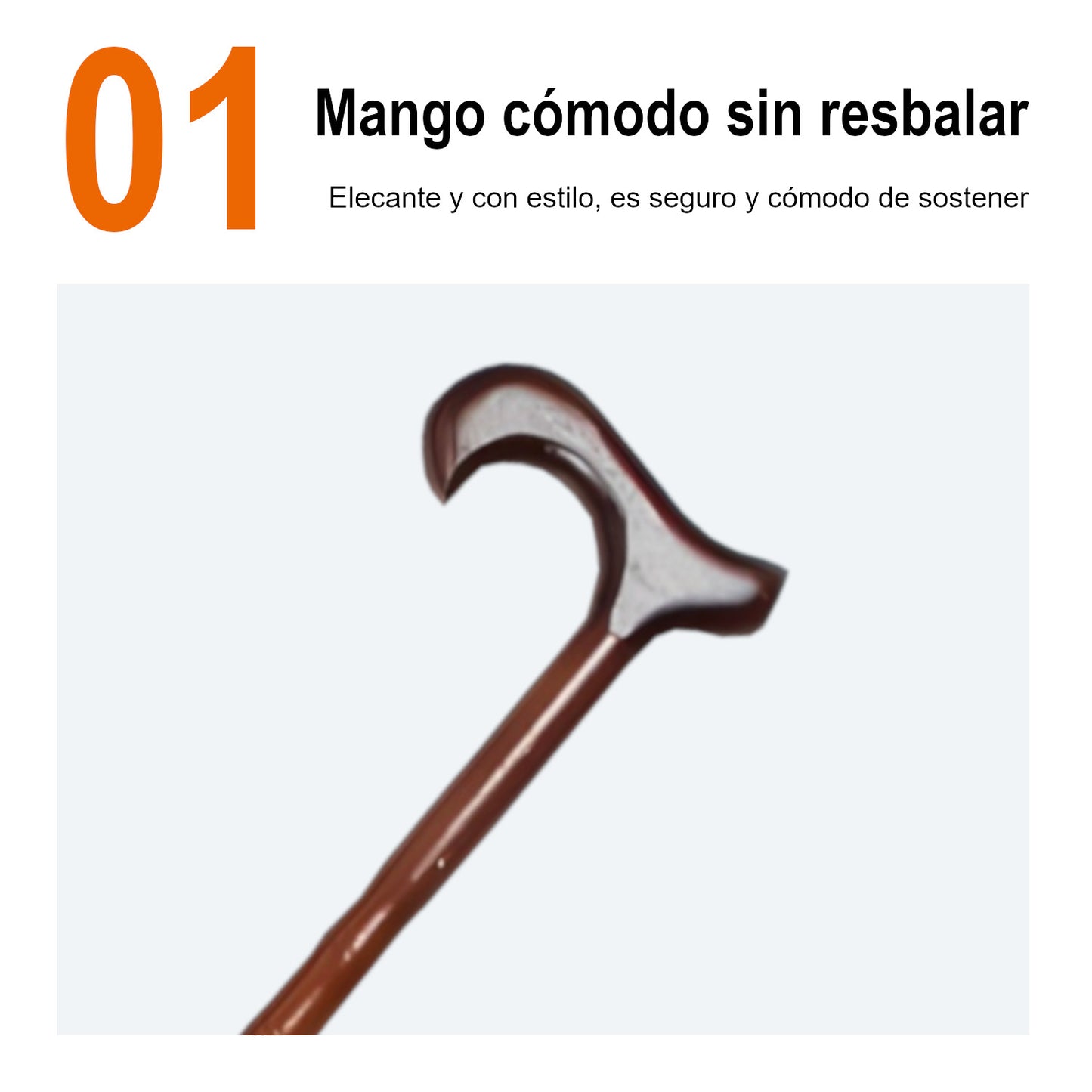Home Universal® Bastón Ergonómico Antideslizante – Madera Clásica – Ligero, Resistente y Extensible – Ideal para Adultos Mayores, Rehabilitación y Seguridad al Caminar (Bastón Derby Caoba)