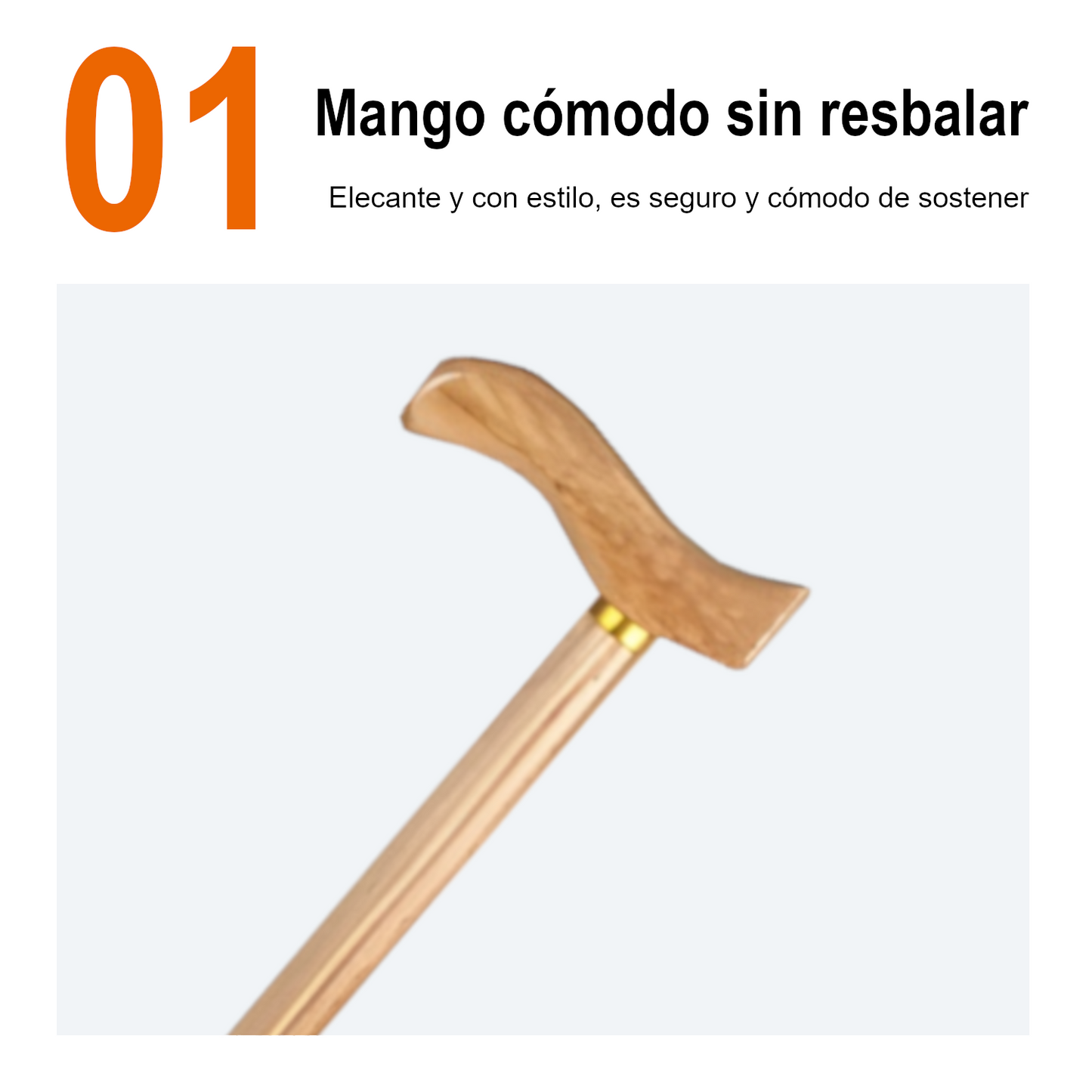 Home Universal Bastón Ergonómico Antideslizante – Madera Clásica – Ligero, Resistente y Extensible – Ideal para Adultos Mayores, Rehabilitación y Seguridad al Caminar (Bastón Derby Claro)
