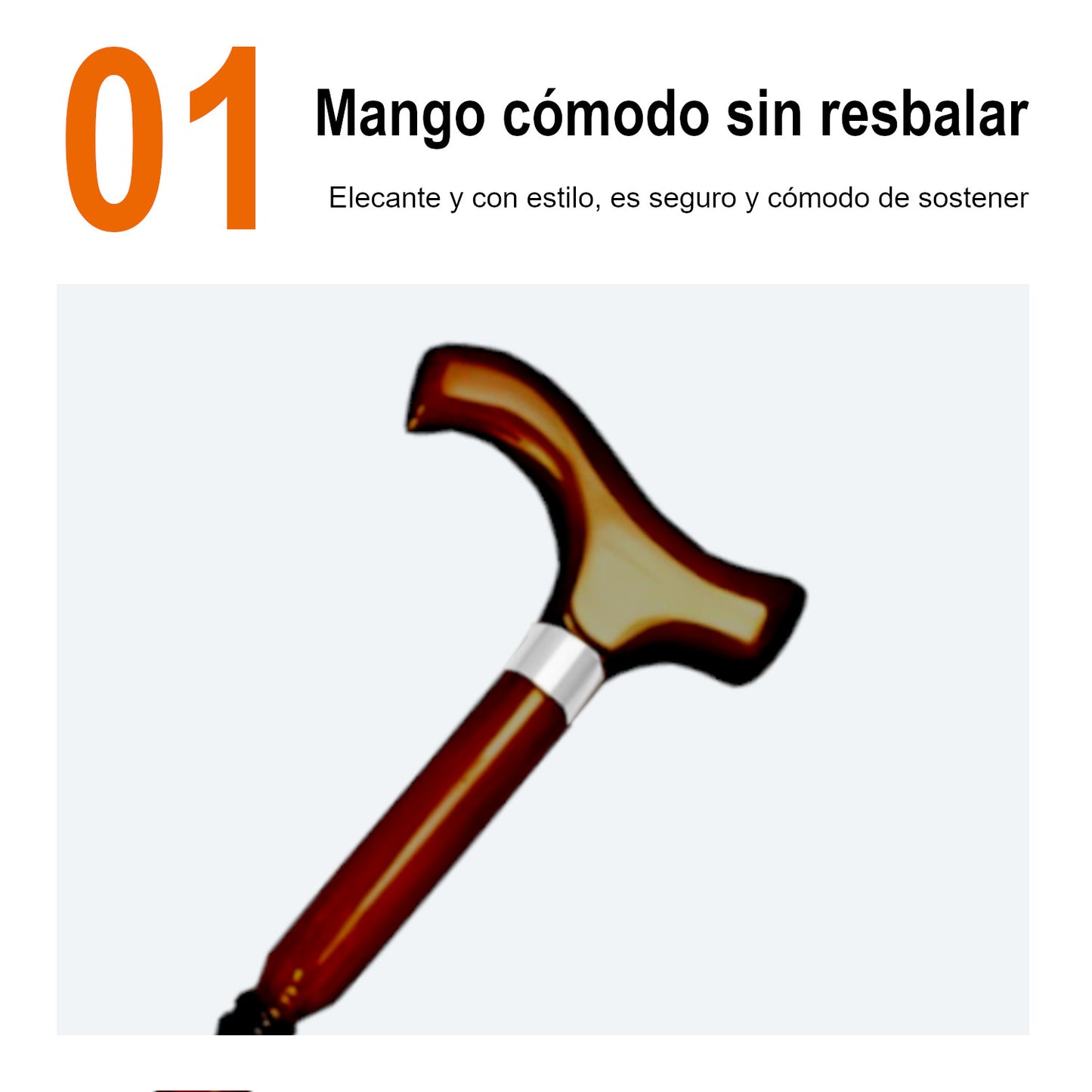 Home Universal® Bastón Ergonómico Antideslizante – Madera Clásica – Ligero, Resistente y Extensible – Ideal para Adultos Mayores, Rehabilitación y Seguridad al Caminar (Bastón Derby Castaño)