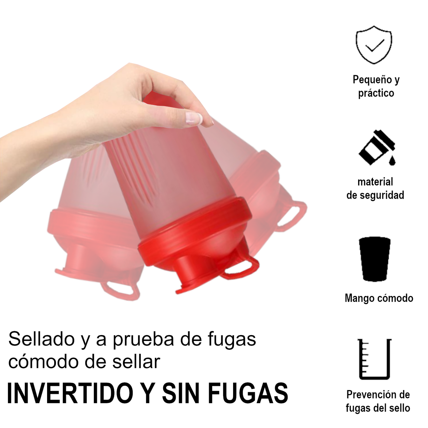 Home Universal® Botella Shaker 400ml con Mixball – Agitadora para Proteínas en Polvo, Sin Fugas, Plástico Resistente con Tapa, Ideal para Fitness, Gimnasio y Deportes