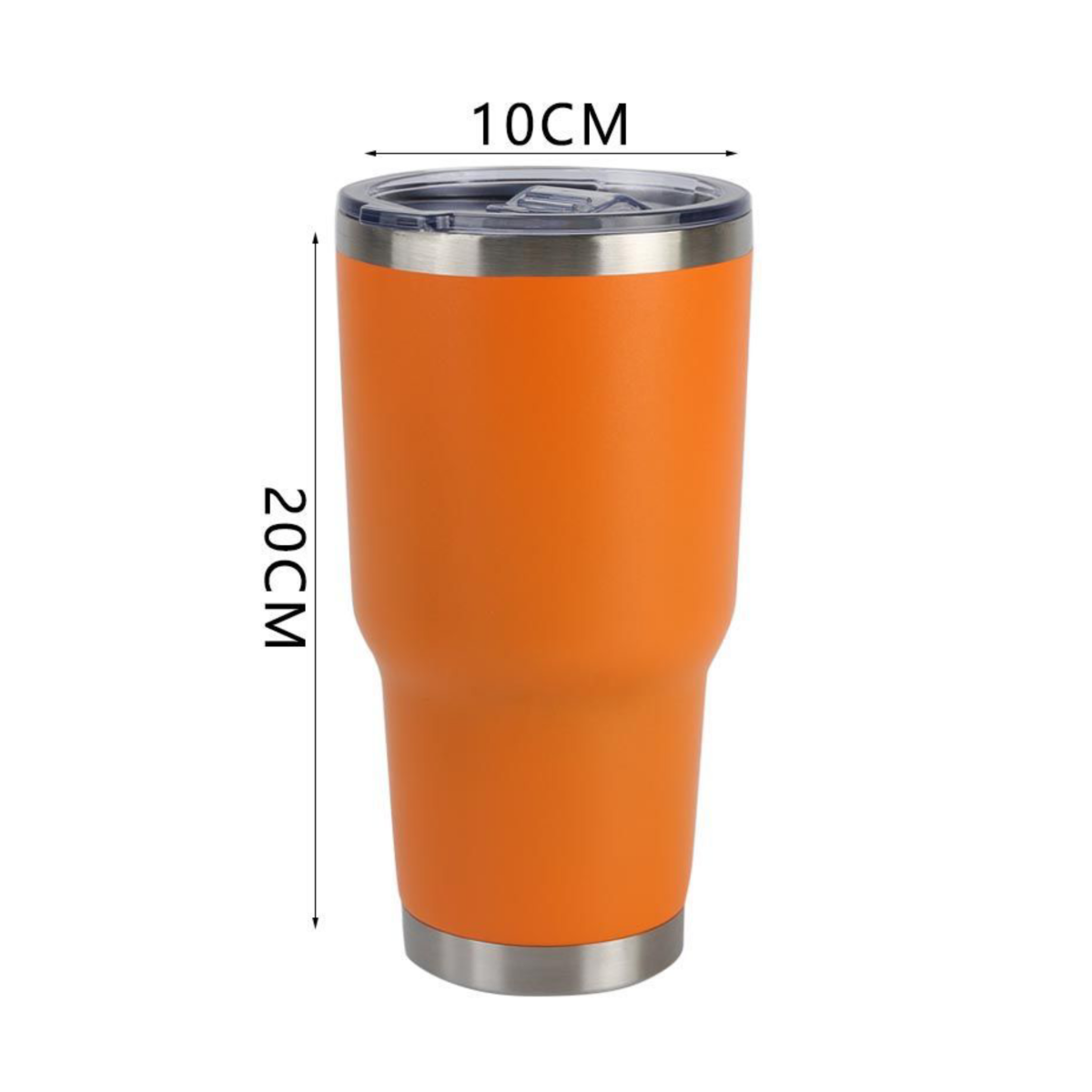 Home Universal ® Termo de Café Acero Inoxidable, Vaso Térmico con Aislamiento, 12h Caliente / 24h Frío, para agua, té caliente y frio (Naranja)