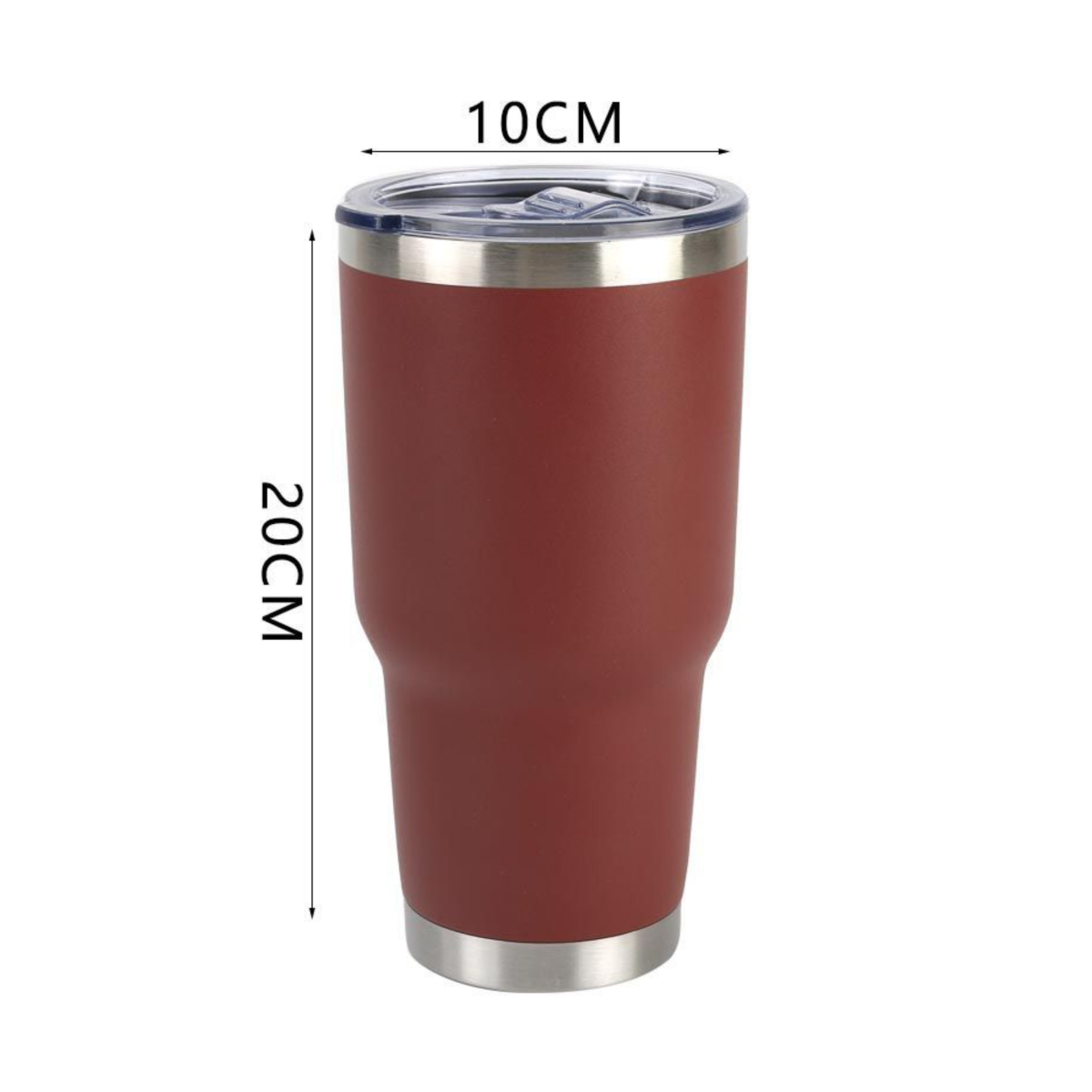 Home Universal ® Termo de Café Acero Inoxidable, Vaso Térmico con Aislamiento, 12h Caliente / 24h Frío, para agua, té caliente y frio (Marrón)
