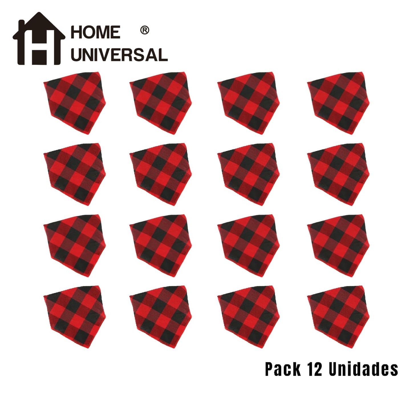 Pack 12 Cachirulos Aragoneses 95cm, Pañuelos Fiestas del Pilar, Zorongos zaragozanos