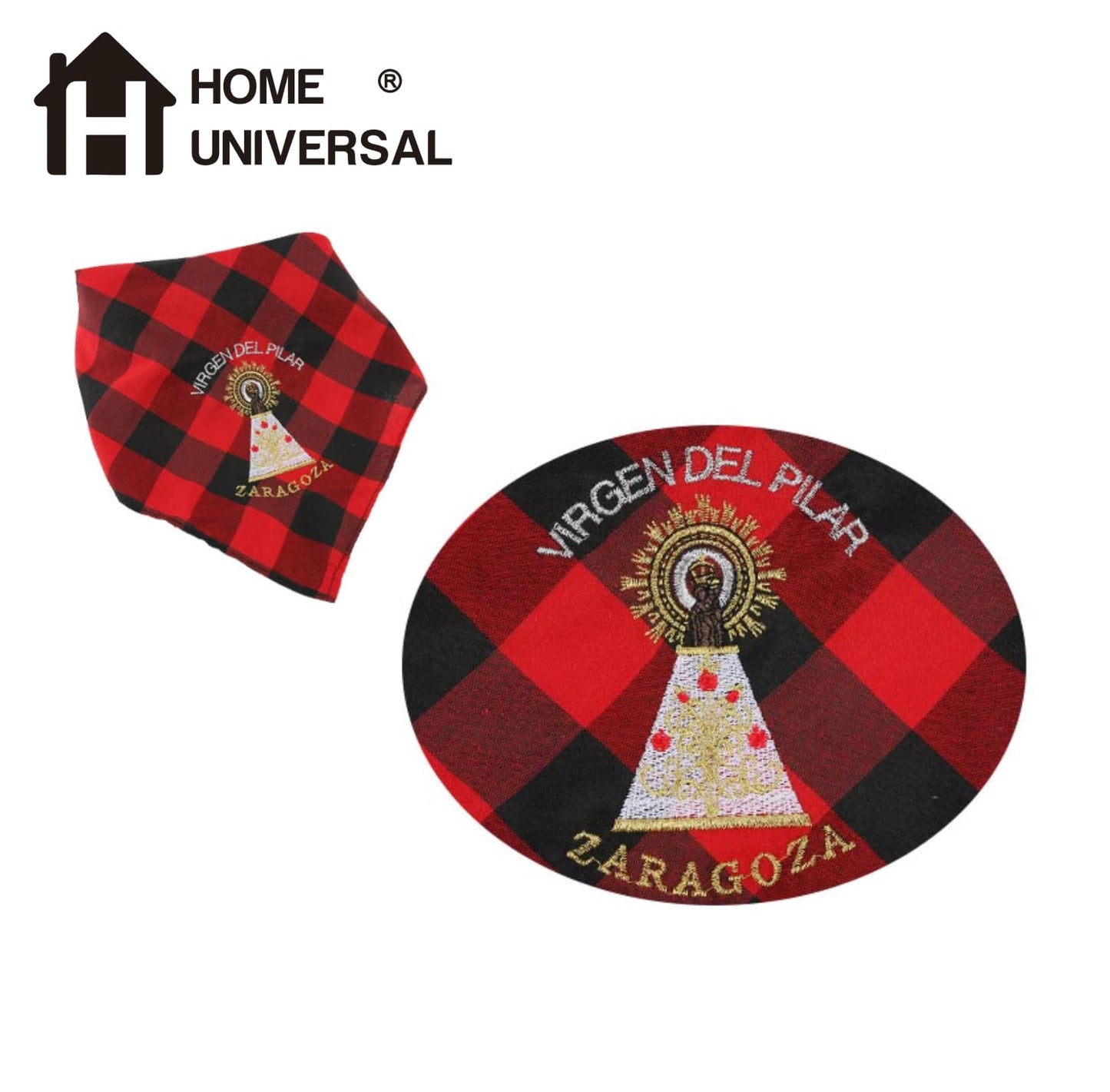 Pack 12 Cachirulos Aragoneses 95cm, Pañuelos Fiestas del Pilar, Zorongos zaragozanos