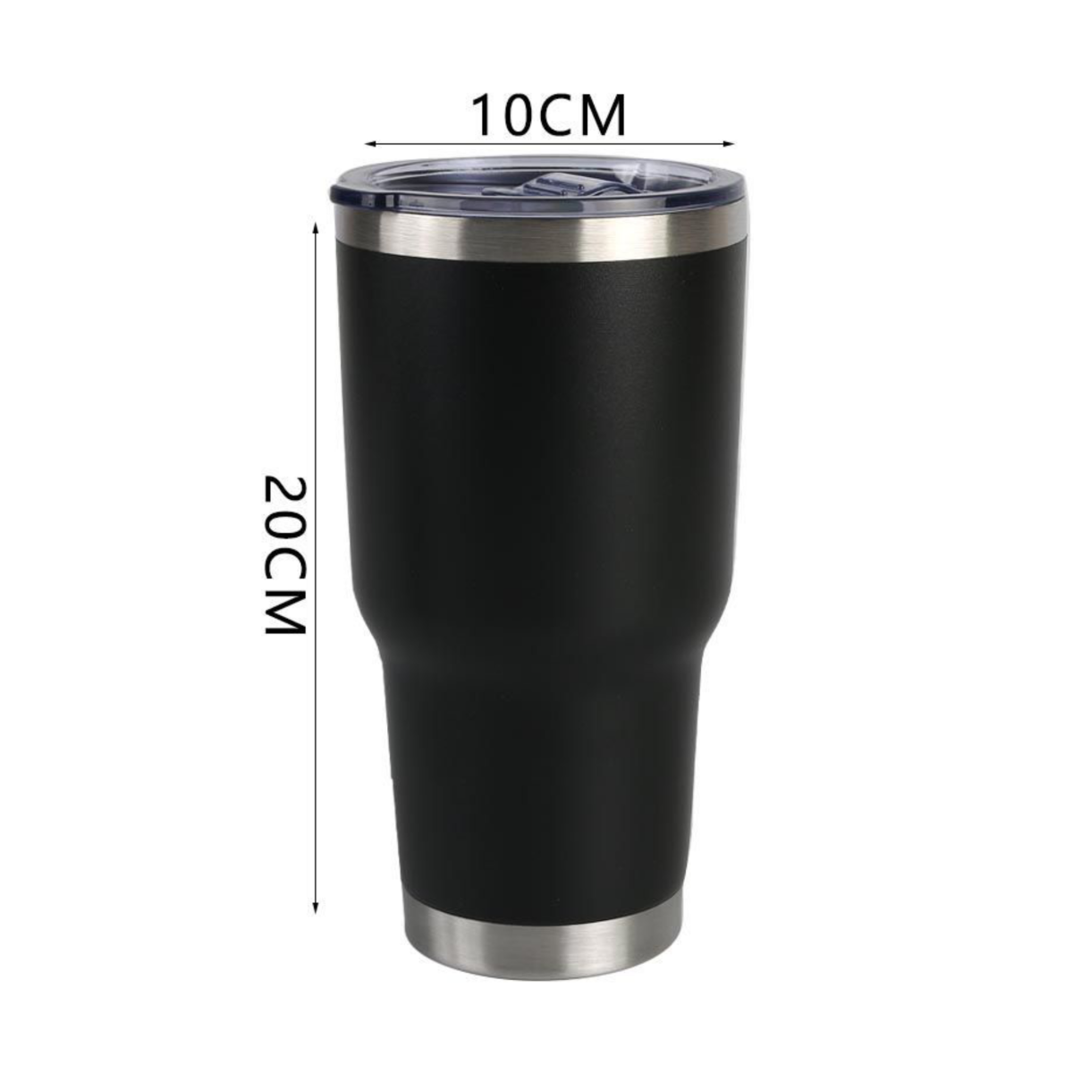 Home Universal ® Termo de Café Acero Inoxidable, Vaso Térmico con Aislamiento, 12h Caliente / 24h Frío, para agua, té caliente y frio (Negro)