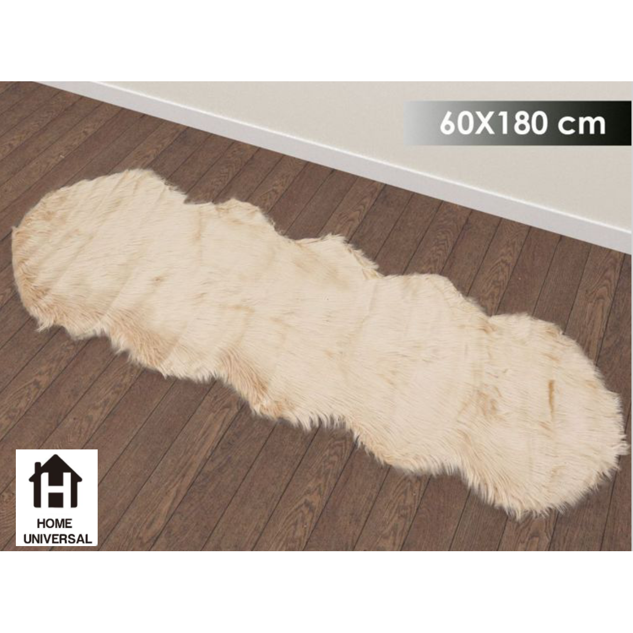 Home Universal® Alfombra Suave de Piel Sintética | Felpudo Decorativo Antideslizante para Sala, Dormitorio y Hogar | Alfombra Lujosa y Moderna | Varios Colores y Tamaños