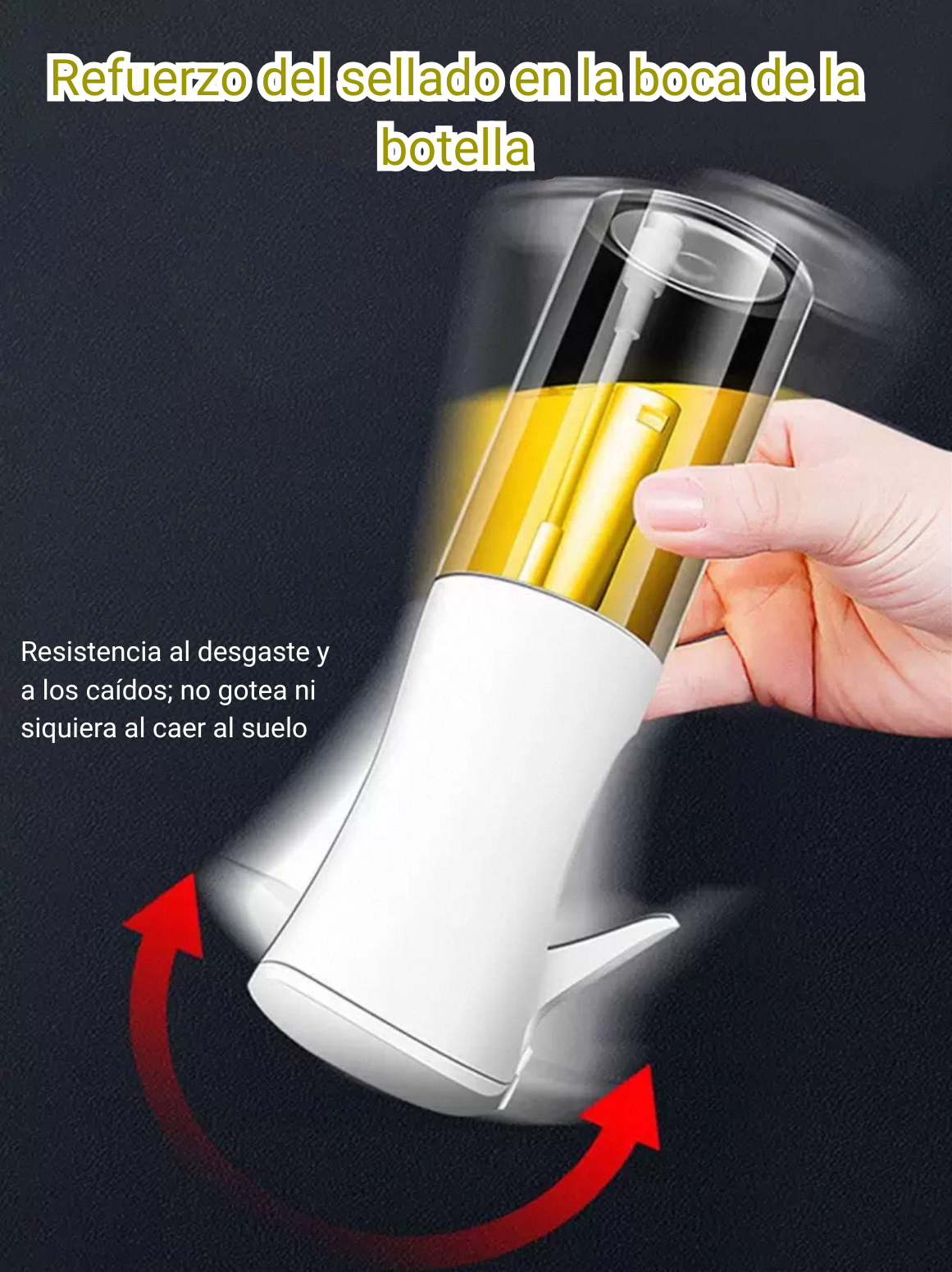 Home Universal 2 Piezas Pulverizadores Aceite Spray 300ml para cocina, freidora de aire, aceitera Spray Reutilizable