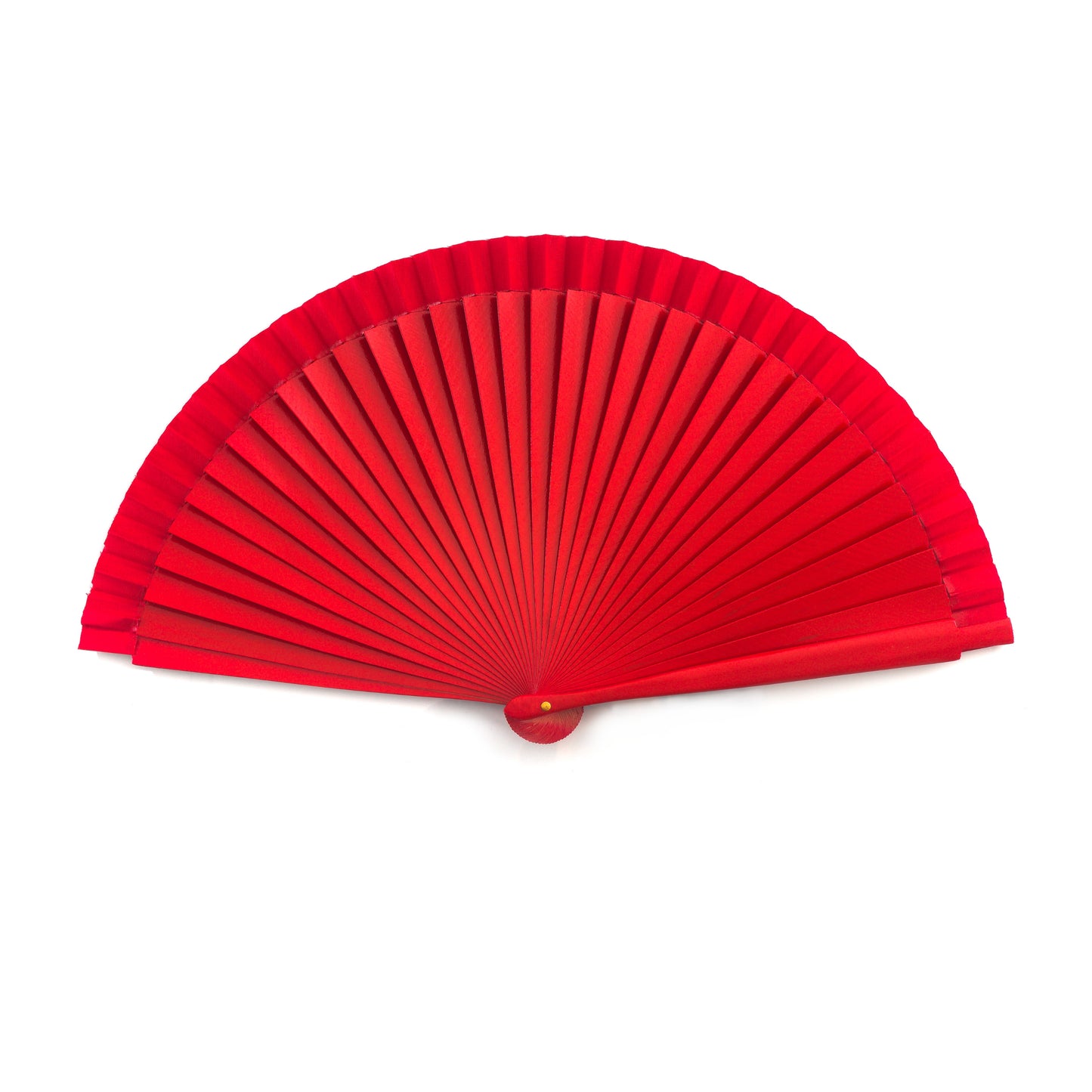 HOME UNIVERSAL Abanicos Madera Liso 19CM, Detalles para los Invitados, Regalos de Boda, Fiesta, Comunión o Bautizo (19cm_Rojo)