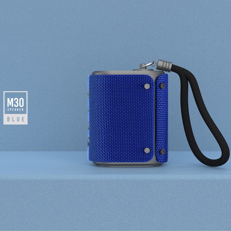 Altavoz Bluetooth de REMAX RB-M30, Altavoz Portátil, Lleva Cuerda, Resistente Al Agua IPX6, Mano Libre, Puerto Para AUX/Tarjeta SD