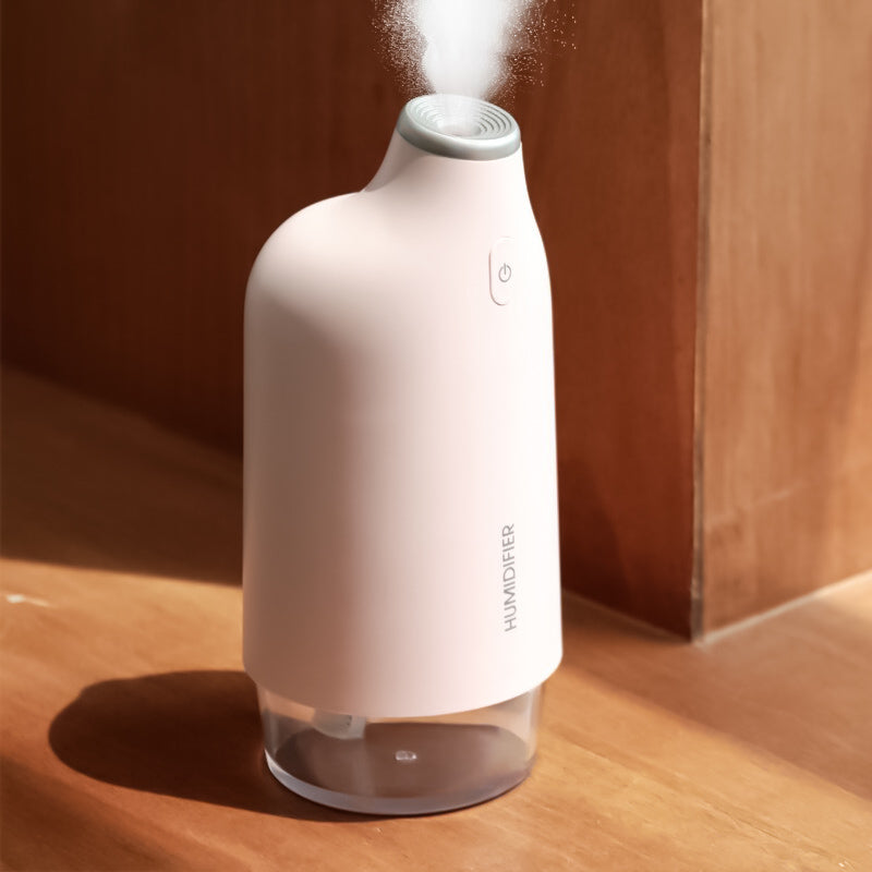 Humidificador portátil 270 ml, USB Mini bonito con forma de elefante humidificadores aromaterapia, para dormitorio bebé Oficina
