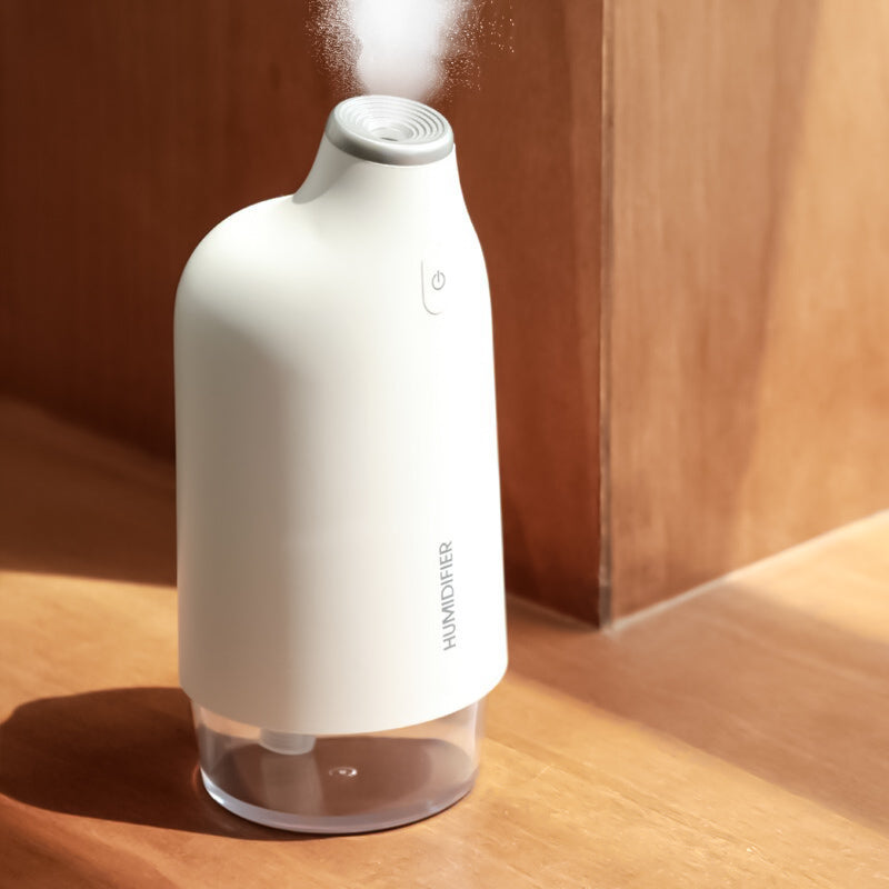 Humidificador portátil 270 ml, USB Mini bonito con forma de elefante humidificadores aromaterapia, para dormitorio bebé Oficina