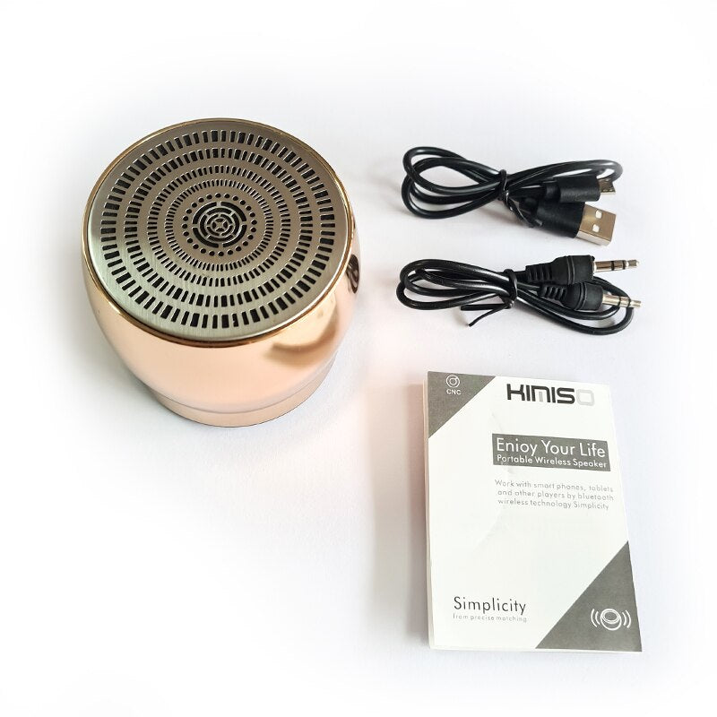 Altavoz Bluetooth KMS-601, Mini Altavoz , Portátil, Para Casa/Oficina/Al Aire Libre/Coche, Mano Libre, Tarjeta TF, Radio FM,AUX