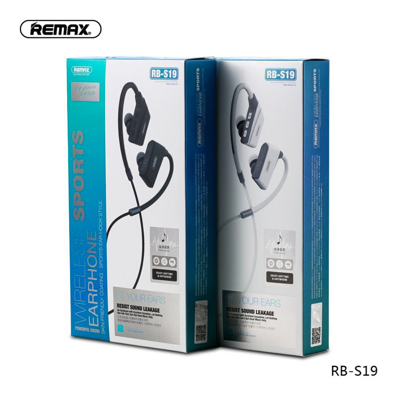 Auriculares deportivos REMAX RBS19 inalámbricos por Bluetooth, auriculares estéreo con micrófono para correr, escalada deportivos
