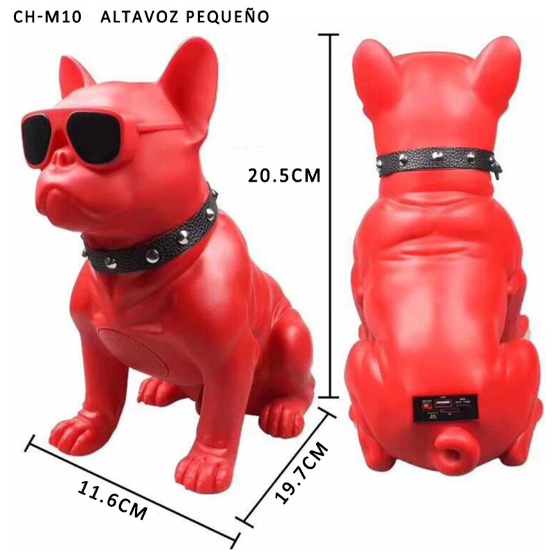 Altavoz Bluetooth CH-M11 Con Forma De Bulldog, Altavoz Grande, Para Casa/Oficina, Altavoz Con Radio FM, USB, TF