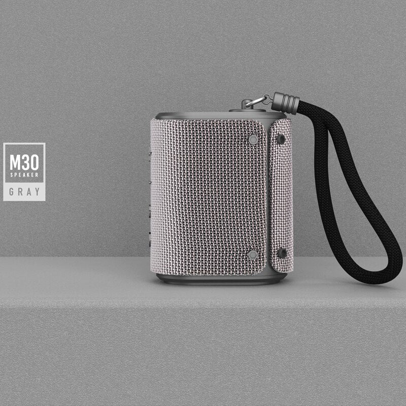 Altavoz Bluetooth de REMAX RB-M30, Altavoz Portátil, Lleva Cuerda, Resistente Al Agua IPX6, Mano Libre, Puerto Para AUX/Tarjeta SD