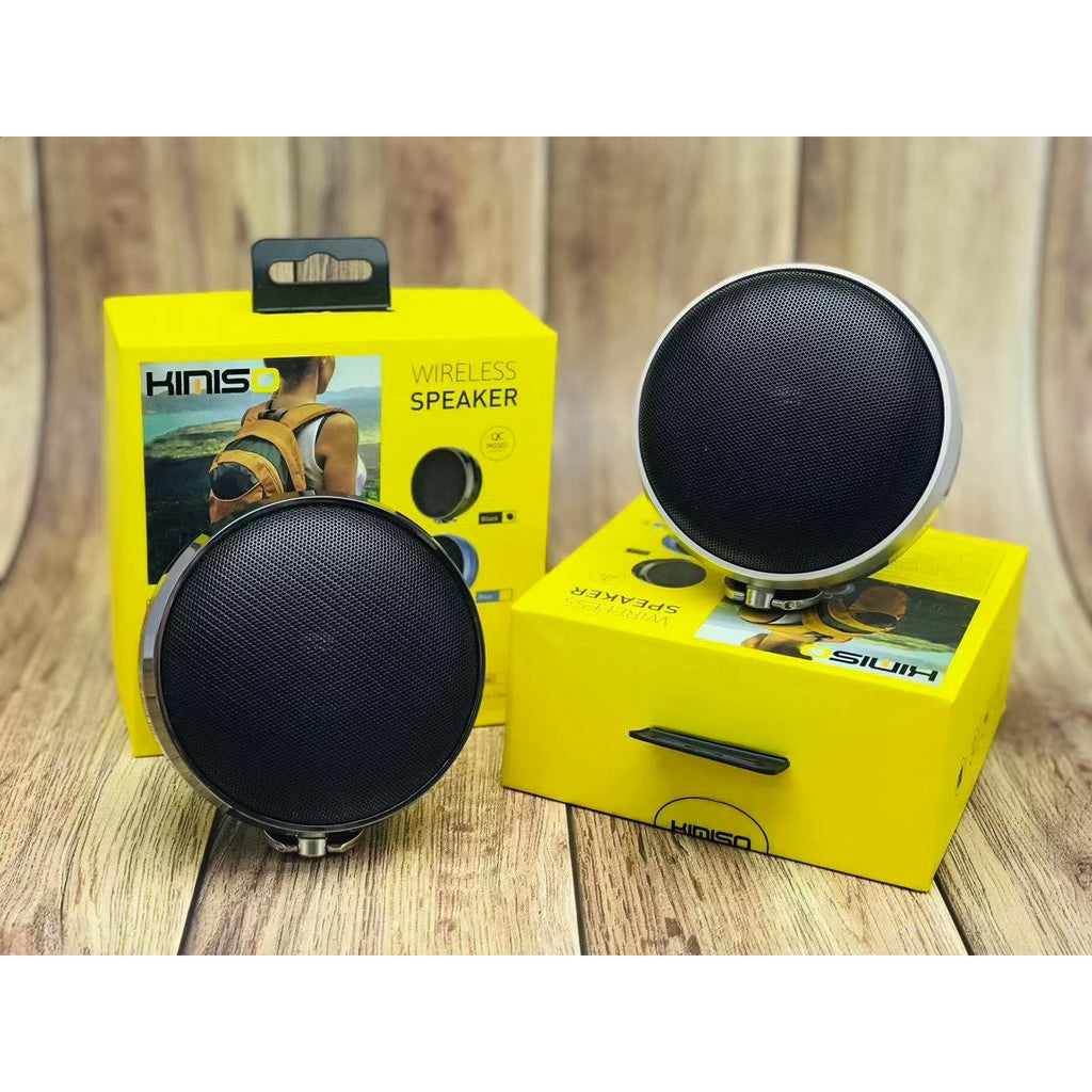 Altavoz Bluetooth KMS-602, Mini Altavoz De Bolsillo, Con Soporte De Anillo, Para Casa/Oficina/Al Aire Libre,Tarjeta TF,Radio FM