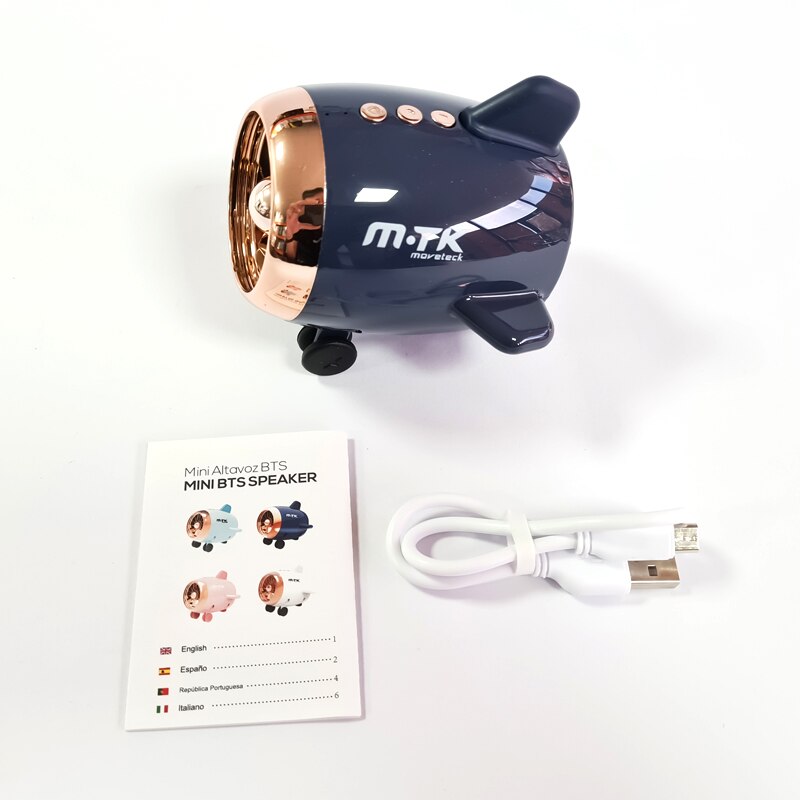 Altavoz Bluetooth FT806, Mini Altavoz Portátil, Con Forma De Avión, Para Casa/Oficina/Al Aire Libre, TF, Mano Libre