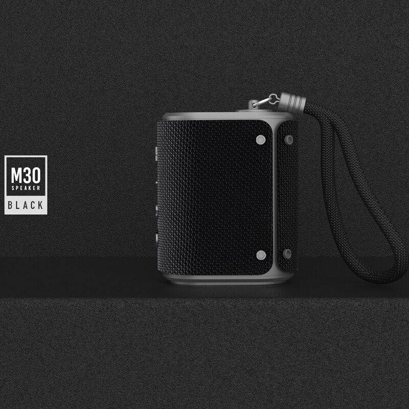Altavoz Bluetooth de REMAX RB-M30, Altavoz Portátil, Lleva Cuerda, Resistente Al Agua IPX6, Mano Libre, Puerto Para AUX/Tarjeta SD