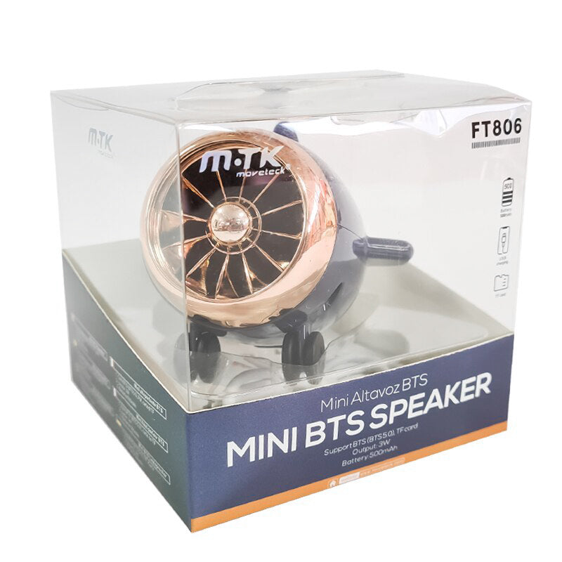 Altavoz Bluetooth FT806, Mini Altavoz Portátil, Con Forma De Avión, Para Casa/Oficina/Al Aire Libre, TF, Mano Libre
