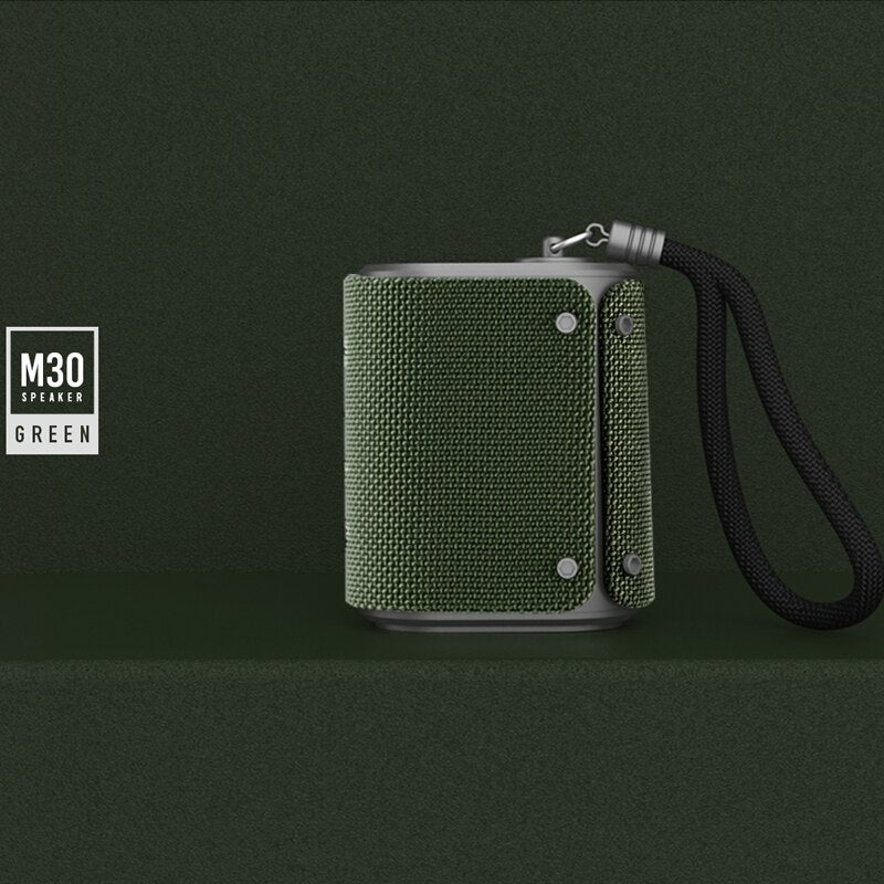 Altavoz Bluetooth de REMAX RB-M30, Altavoz Portátil, Lleva Cuerda, Resistente Al Agua IPX6, Mano Libre, Puerto Para AUX/Tarjeta SD