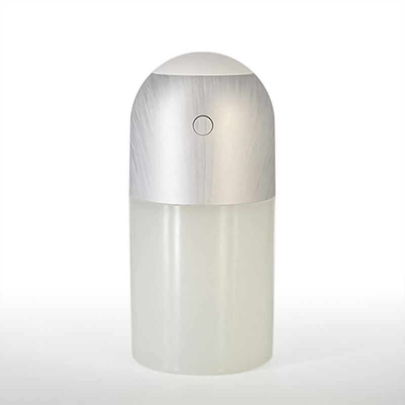 Humidificador Portátil con USB, Difusor de Aroma Ultrasónico 300ml, Humidificador Mini, Purificador de aire con luz LED nocturna