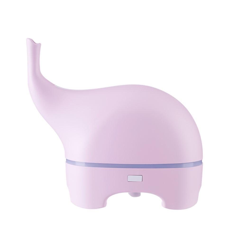 Humidificador Ultrasónico Difusor De Aceite Esencial de120ml, humidificador con forma de Pequeño Elefante con Luz Nocturna
