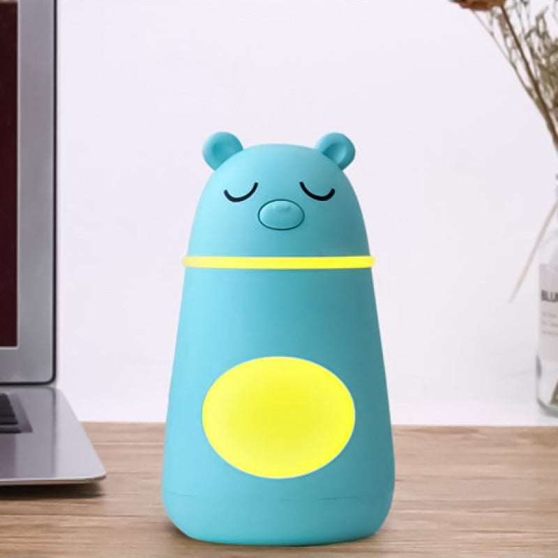 Humidificador multifunción USB 260 ml oso encantador, humidificador ultrasónico del coche con luz nocturna