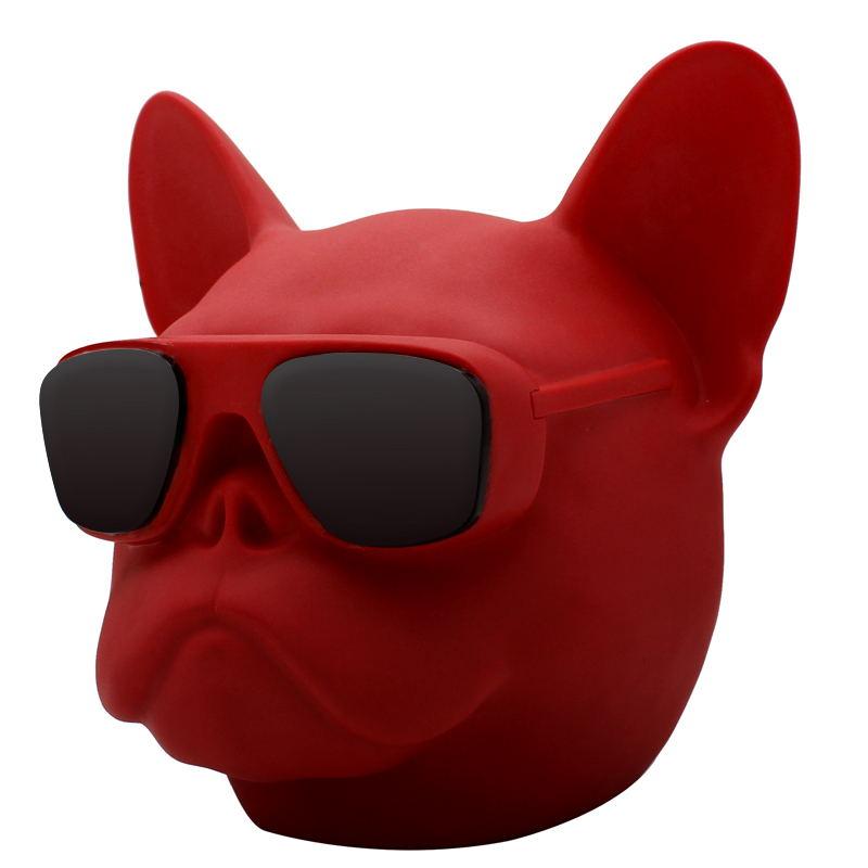 Altavoz Bluetooth 5.0 CH-M16 Con Forma De Bulldog, Altavoz Pequeño, Para Casa/Oficina/Al Aire Libre, Altavoz Con Radio, USB, TF