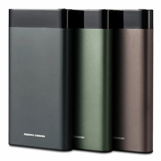 Power bank REMAX RPP-120 Batería portátil de 10000mAh Batería de Carga con Entrada USB de Micro y Salida USB Dual