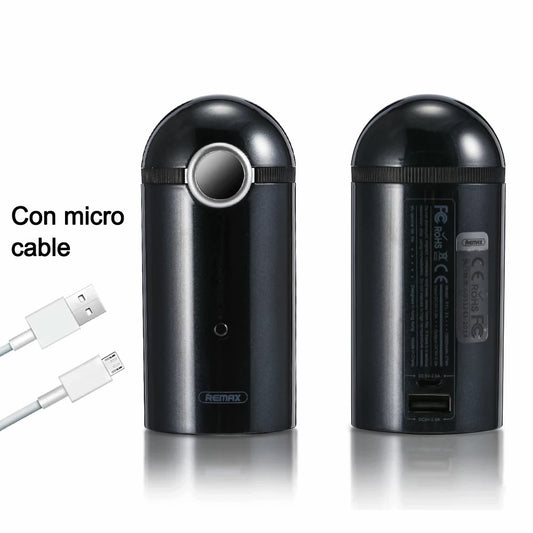 Batería Externa REMAX RPL-36 10000mAh Cargador Portátil lindo hombrecito amarillo Banco de energía con linterna LED & USB Puerto