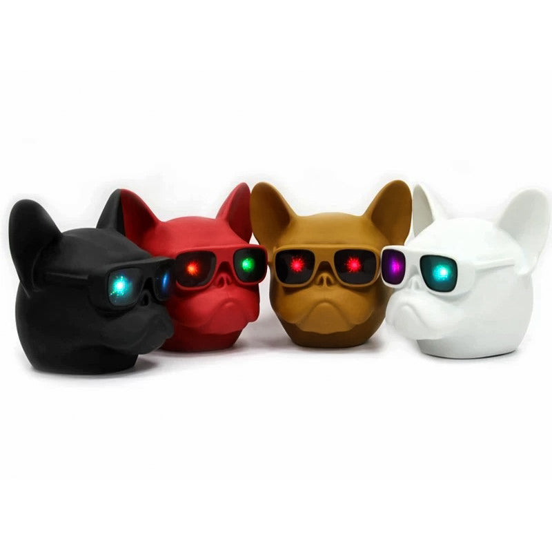 Altavoz Bluetooth 5.0 CH-M16 Con Forma De Bulldog, Altavoz Pequeño, Para Casa/Oficina/Al Aire Libre, Altavoz Con Radio, USB, TF