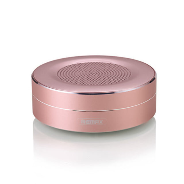 Altavoz Inalámbrico Portátil RB-M13 con BLUETOOTH, con Tarjeta TF y Micrófono HD, Mini altavoz portátil de metal con reproductor de Tarjeta TF