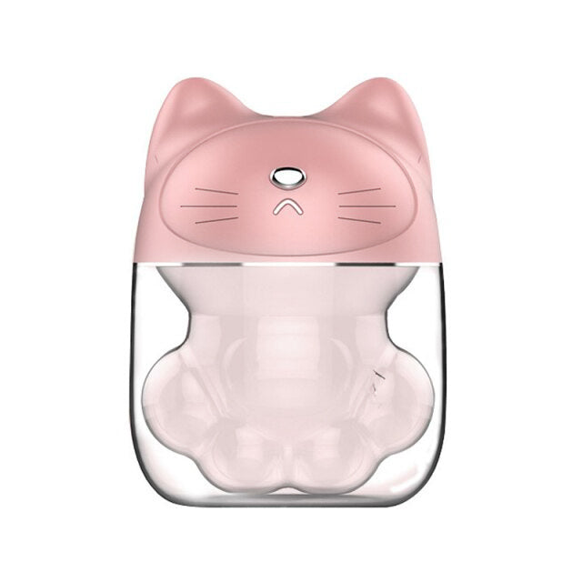 Humidificador con luz LED de 150ml, Difusor aromaterapia para casa 3 en 1, incluido mini ventilador y mini lámpara, para hogar/oficina