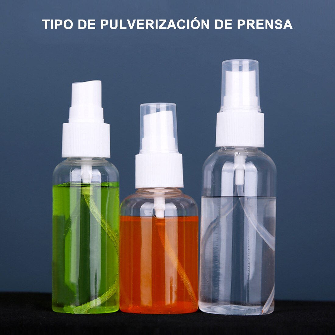 Botes Viaje Transparente Plástico Botella Vacía de Spray, Atomizador Perfume Pequeño Frasco Vacío, Frascos para Perfume con Tapa, Viajes de Negocios, Maquillaje, Limpieza
