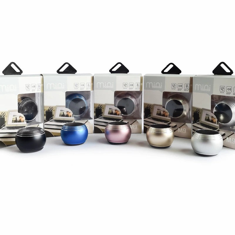 M9 Mini Altavoz Bluetooth, Altavoz Portátil, Con Cuerda, Mano Libre, Para Casa/Escritorio/Al Aire Libre