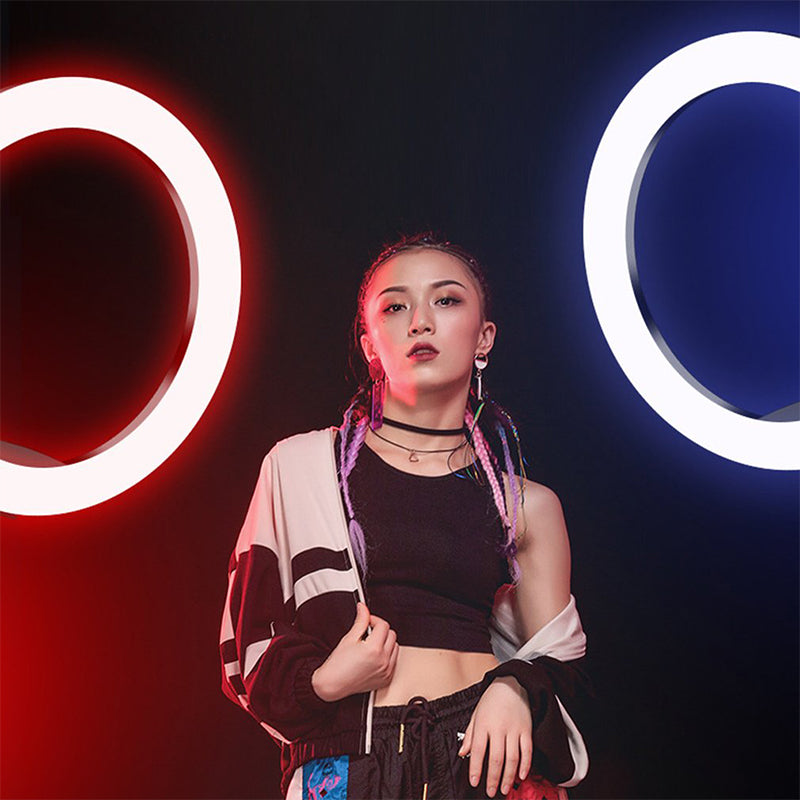 Anillo de luz RGB LED para selfie, Luz de Relleno con USB, para Teléfono Móvil Fotografiar Transmisión en Vivo Maquillaje