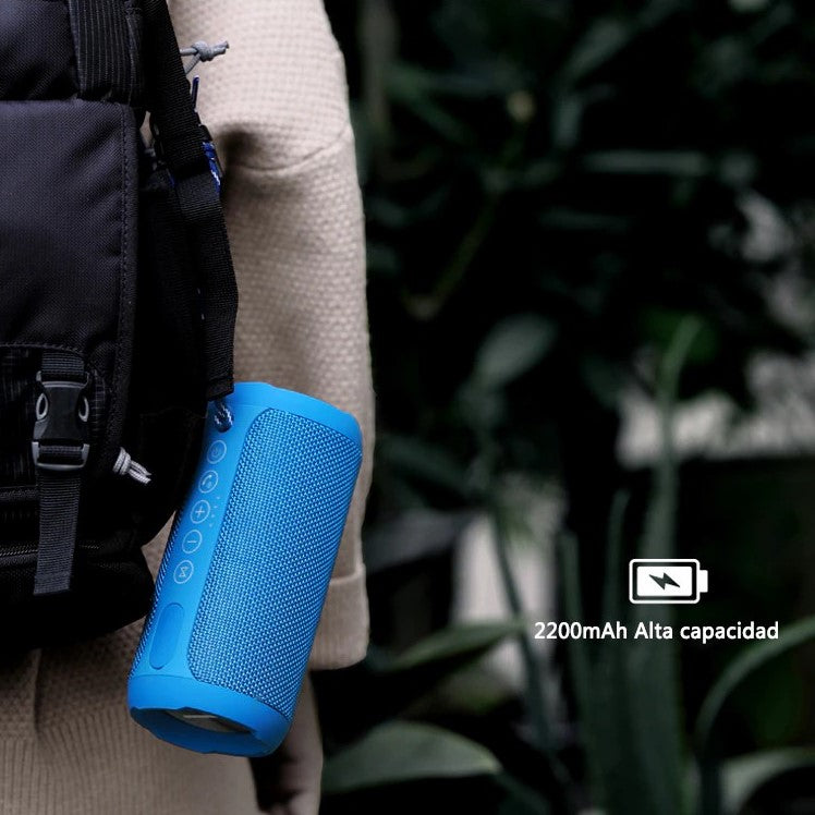 Altavoz Bluetooth de Remax RB-M28, Altavoz Inalámbrico impermeable de IPX6, Sonido estéreo HD Potentes con TWS & Micro Subwoofer