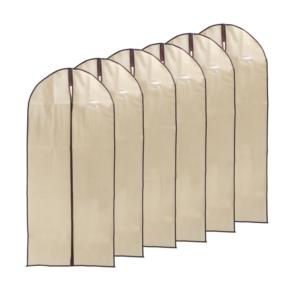 HUSL Fundas de ropa con cremallera 60X137CM, Bolsa Protectora de Ropa transpirables, antipolvo, Lavable para Vestidos,Trajes, Abrigos